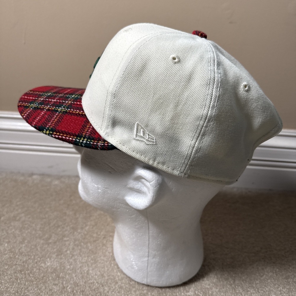 Los Angeles Dodgers Tartan Plaid Brim New Era 9Fifty Snapback Hat Cap Men MLB - Picture 5 of 9